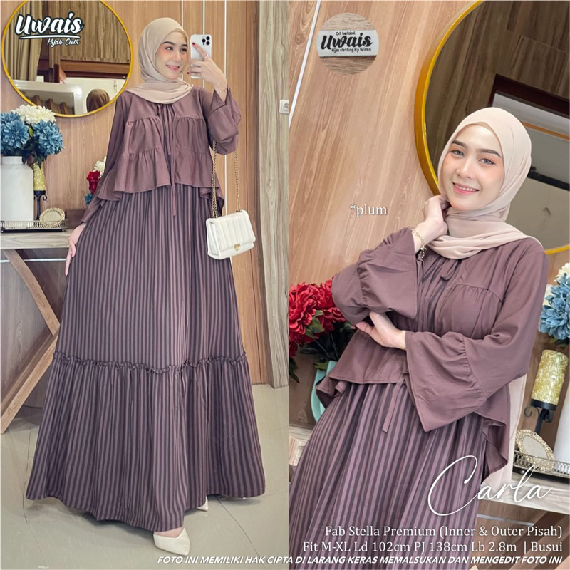 Carla set dress by Uwais