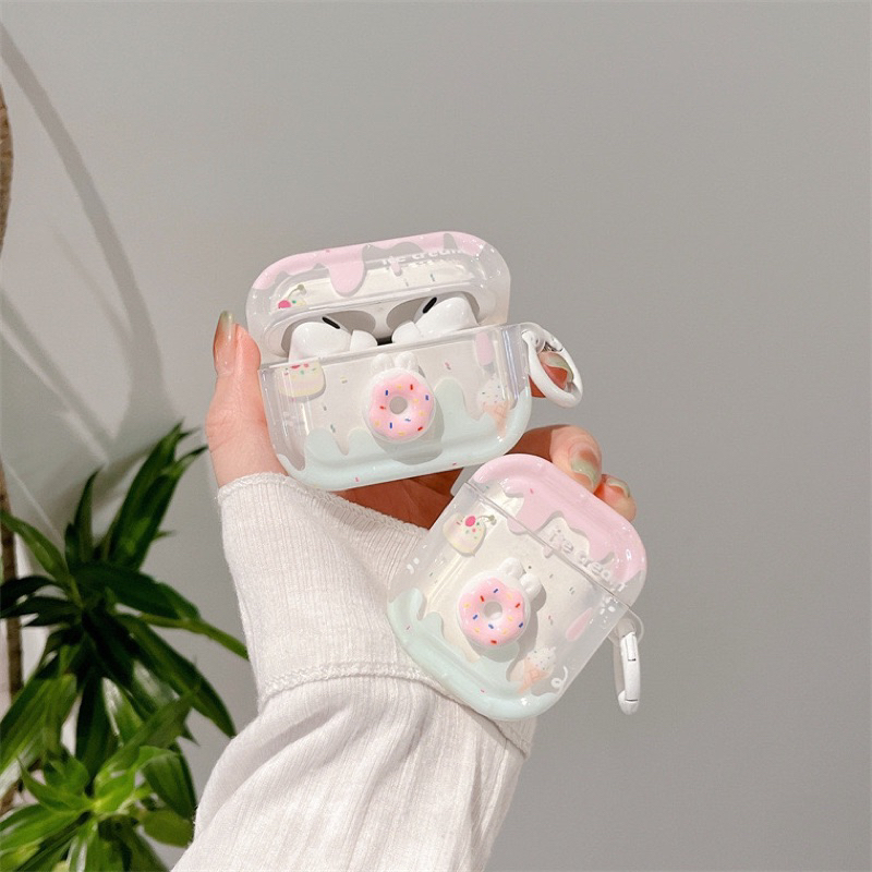 Sprinkle Donut Softcase for Airpods 1 2 Pro 3 Case Airpods Inpods TWS Lucu