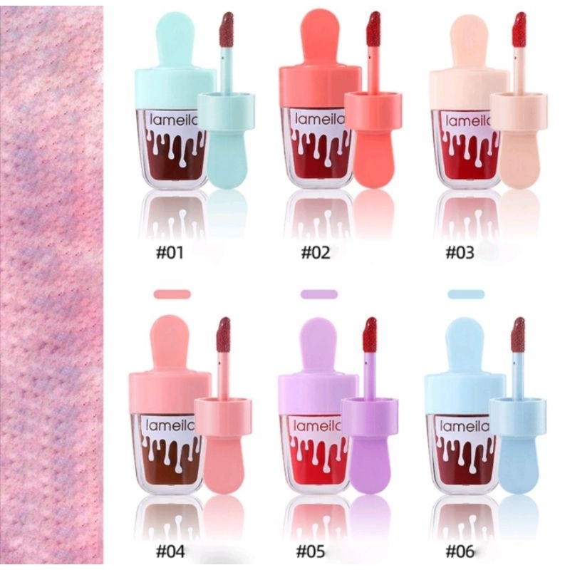 LIPTINT Ice Cream Waterproof Frozen Lip Tint LAMEILA LIP GLAZA GLOSS