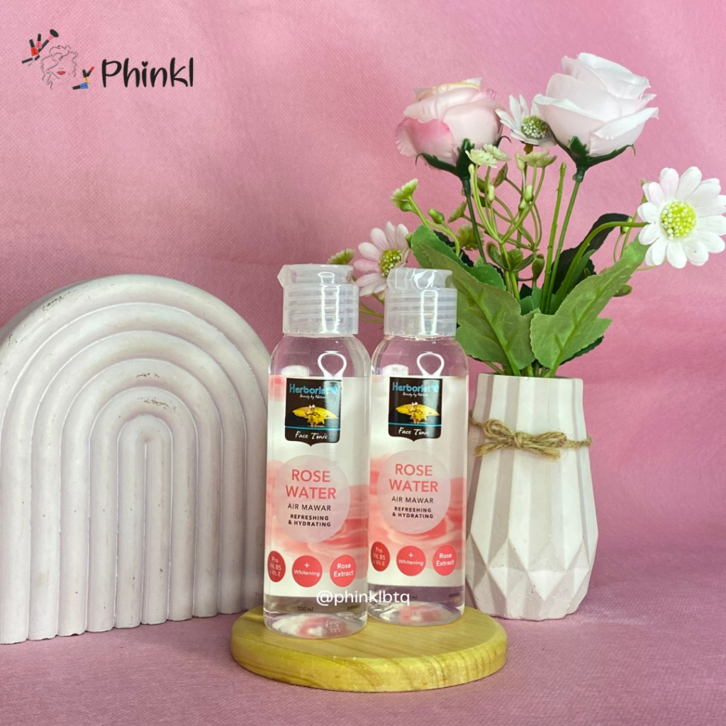 `ღ´ PHINKL `ღ´ 𝕙𝕖𝕣𝕓𝕠𝕣𝕚𝕤𝕥  Herborist Rose Water air mawar penyegar wajah membersihkan kulit