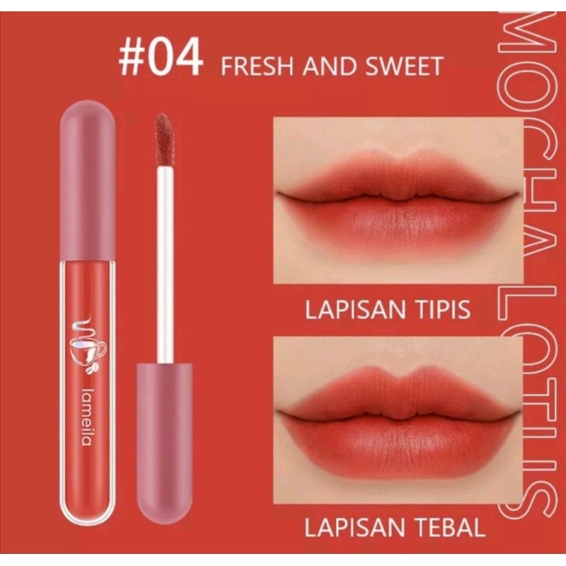 Lipstick SILKY Anti Air Lip Glaze LAMEILA Lipstik Waterproof Velvet Lip Gloss