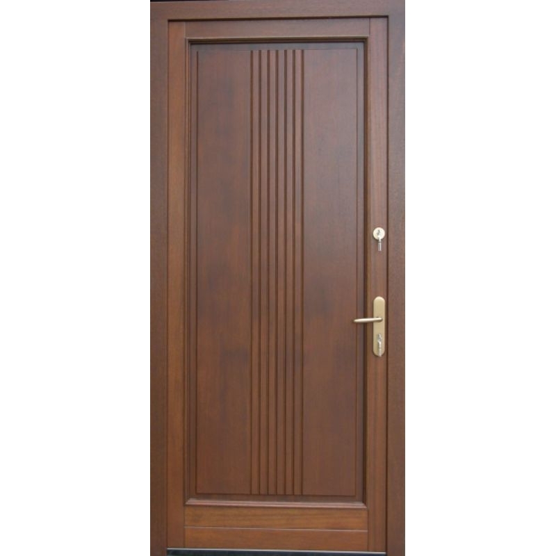 Paket 2 Pintu + Kusen Kayu Meranti oven