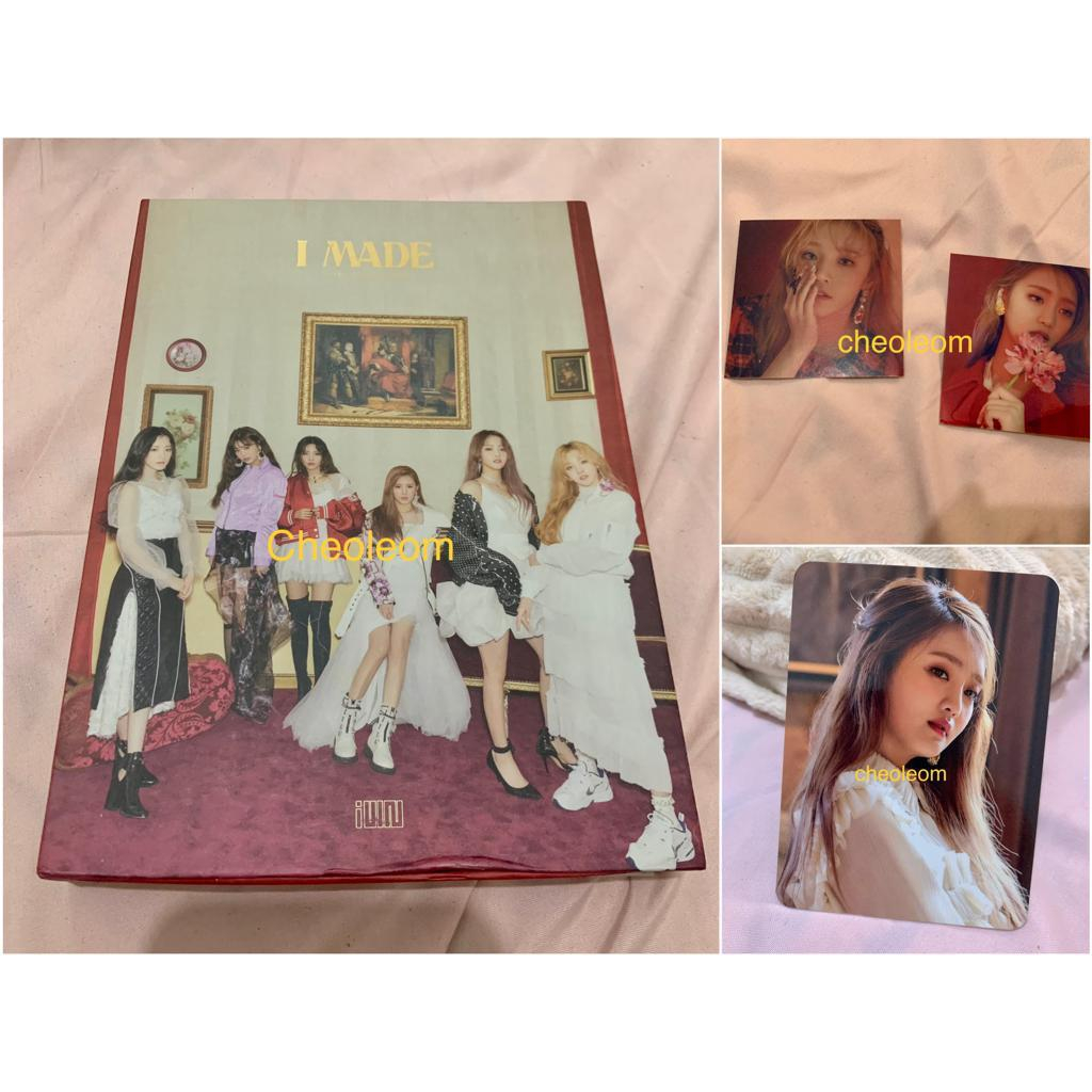 Album Only (G)i-DLE - I Made, Photocard Minnie, Sticker Yuqi Gidle