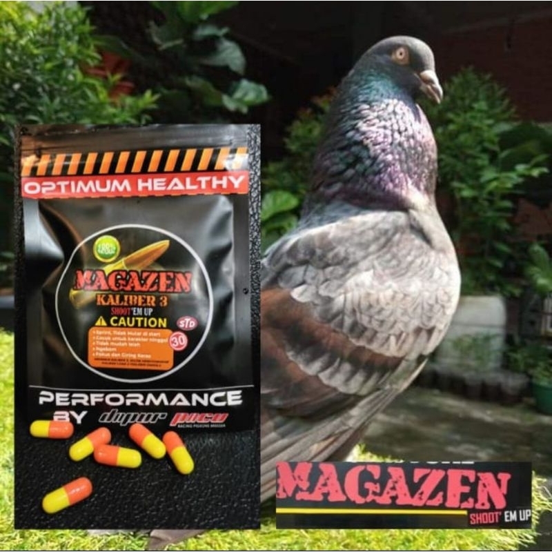 Magazen kaliber 3 khusus sprint boom /jamu suplemen merpati kolong
