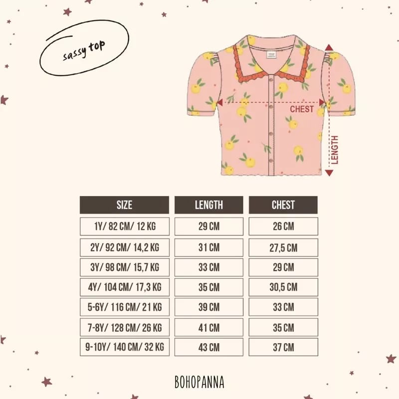 Bohopanna Stelan Sassy Top + Amarilis Denim Pant - RANDOM (BHB-ST+AP)