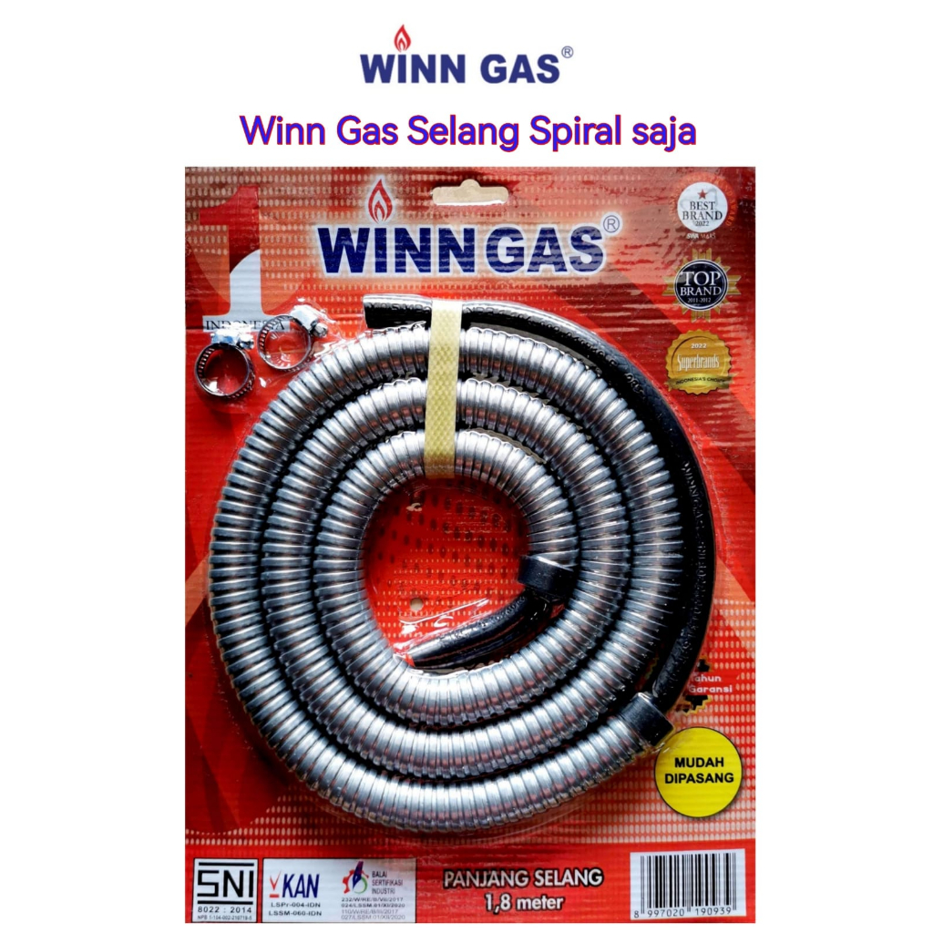 Regulator Winn Gas Selang Saja + Klem