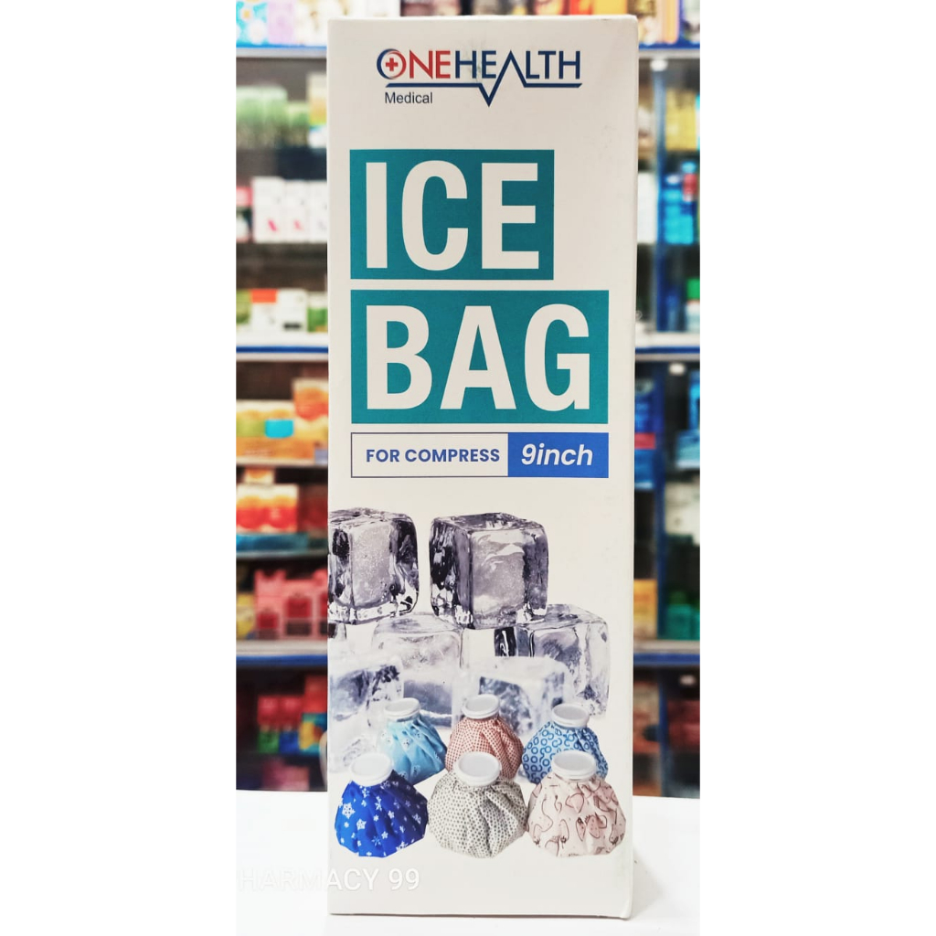 𝐈𝐂𝐄 𝐁𝐀𝐆 Merk One Health - Kantong Kompres Air Dingin untuk Demam/Cedera
