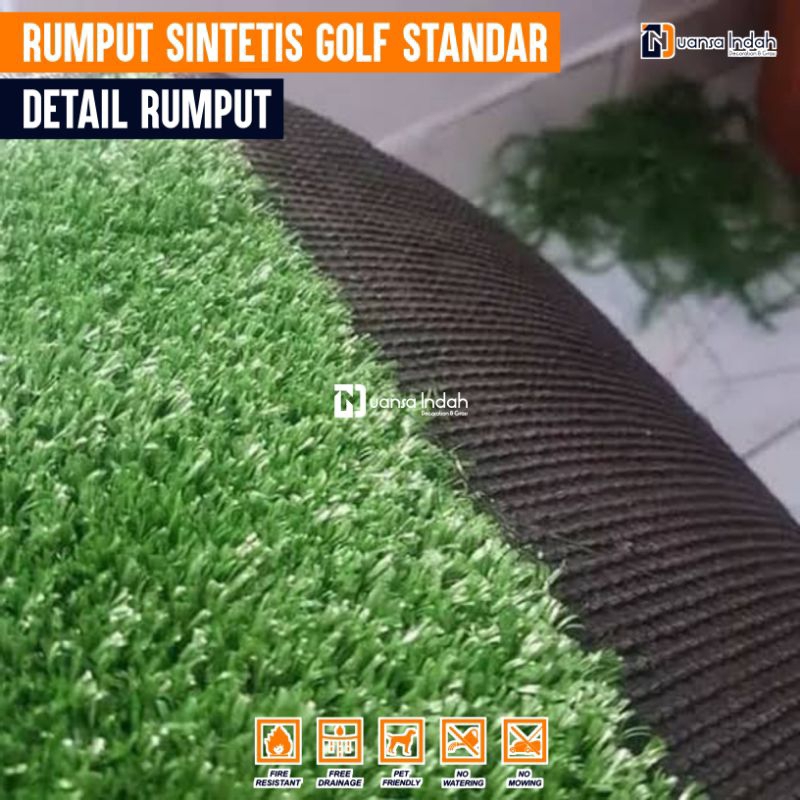 RUMPUT SINTETIS GOLF STANDAR UKURAN 150x400 CM