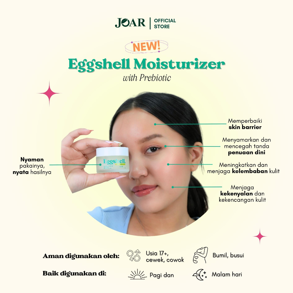 Eggshell Moisturizer With Probiotic