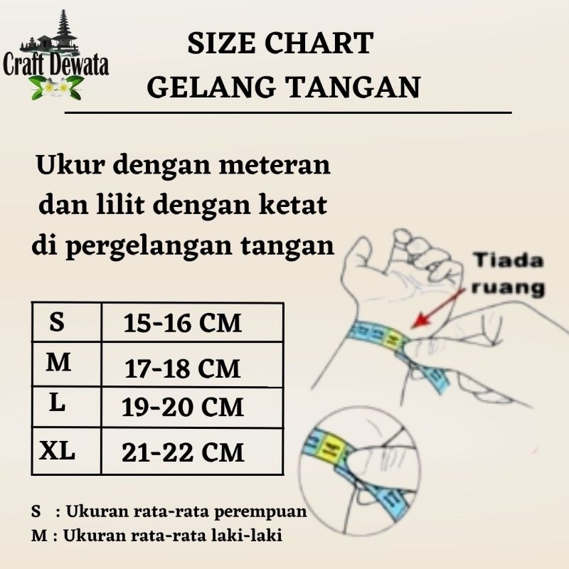 10 Rb Dapat 3 pcs Gelang Tridatu Slot Serut Genitri Original Khas Bali Craftdewata