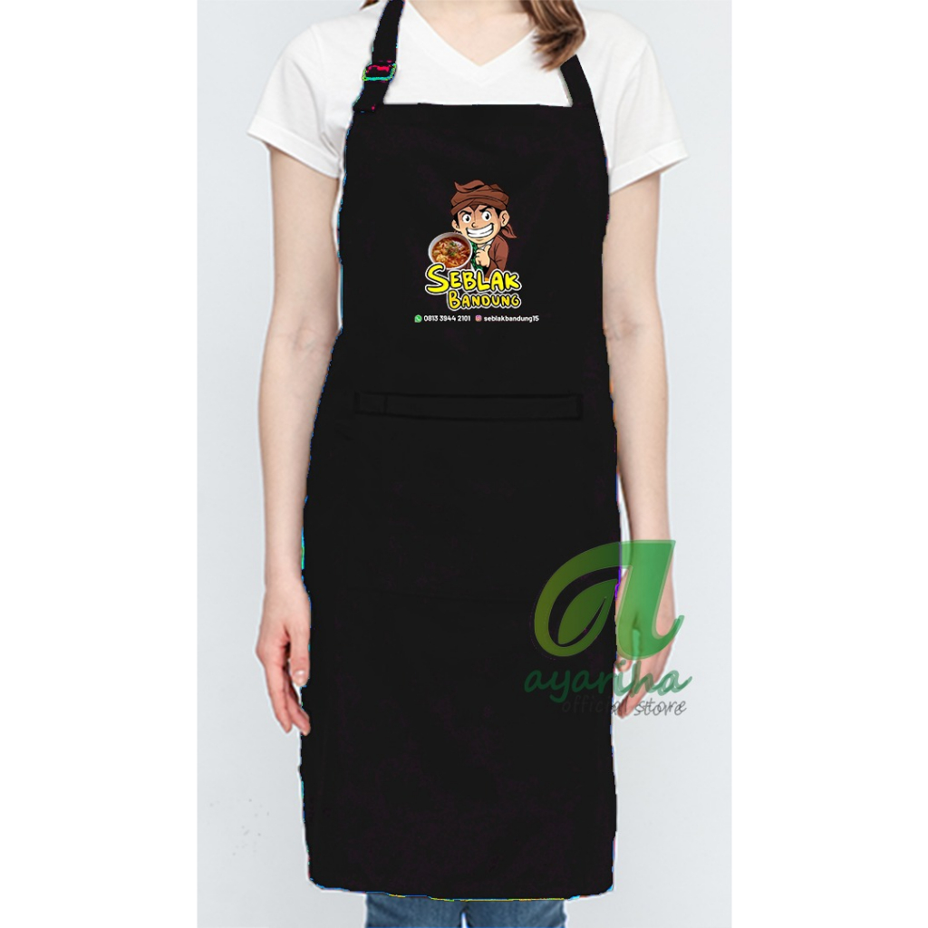 APRON/CELEMEK CUSTOM SABLON FULL COLOR (MIN.3 PCS)