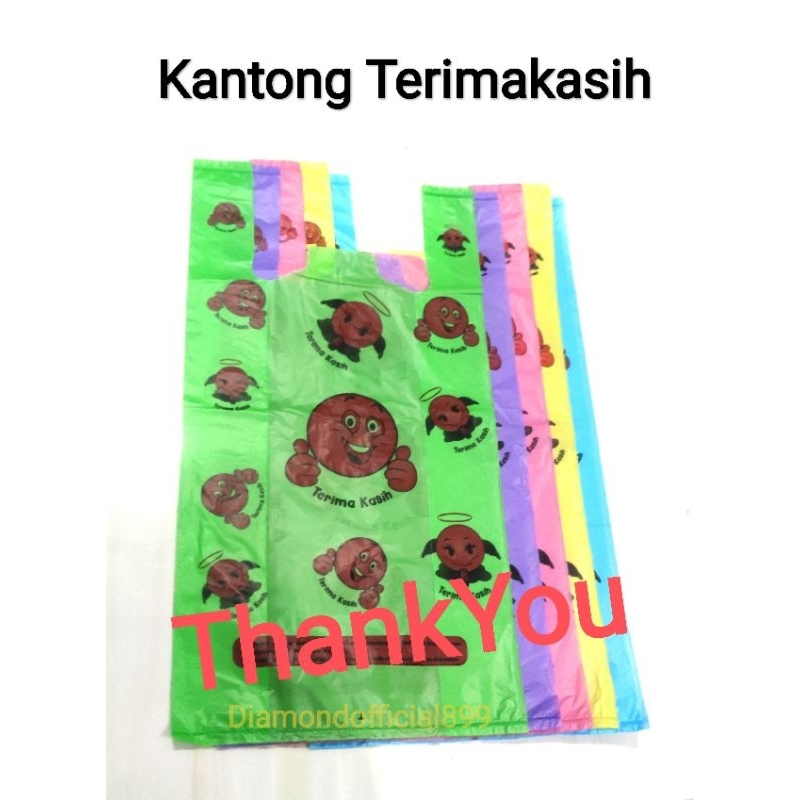 Kantong Plastik Kresek Motif Terimakasih ThankYou