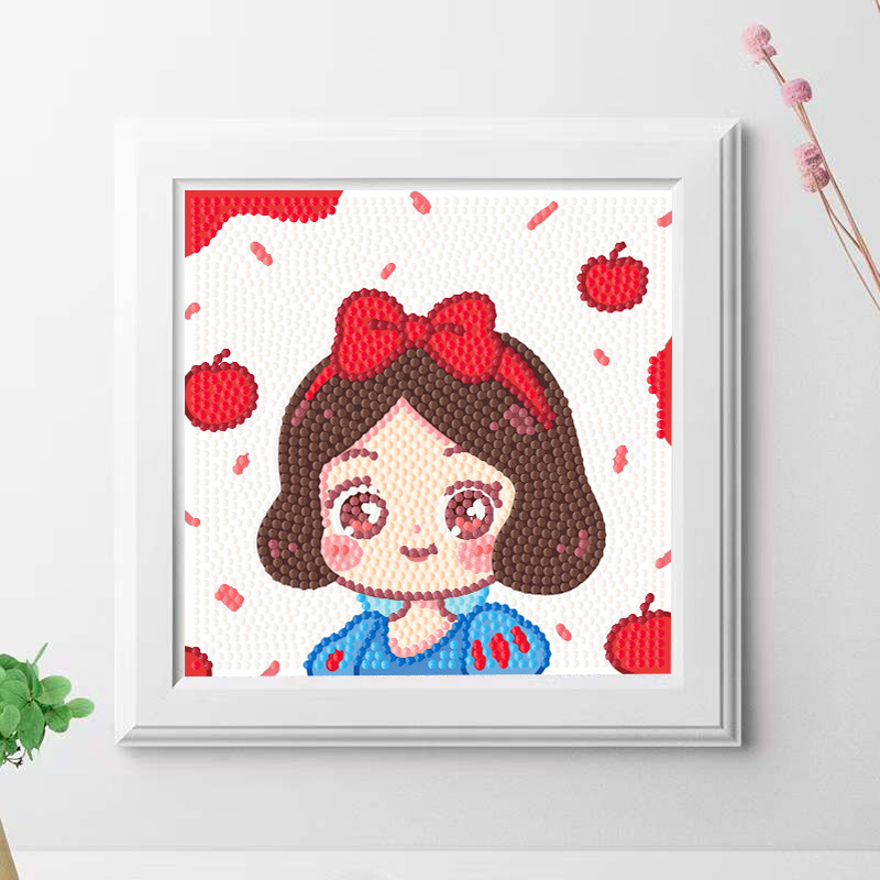 Mainan Painting Diamond Canvas Bingkai Frame / Full Diamond Drill Canvas