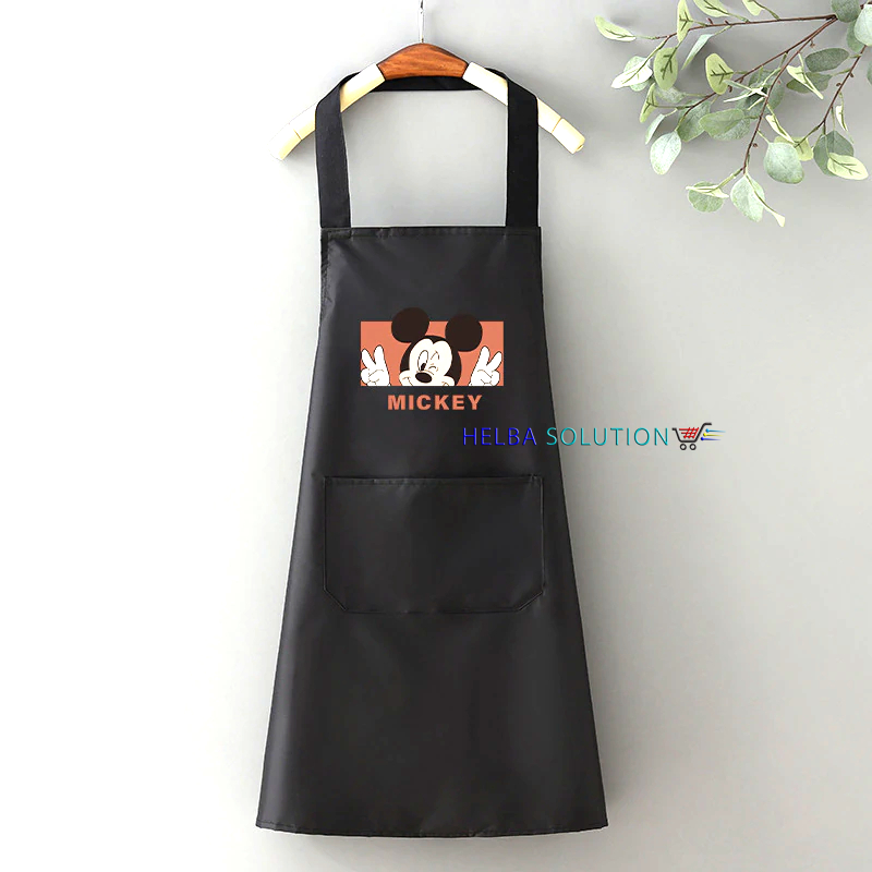 Apron Dapur Celemek Masak Chef Barista Waiter Anti Air Karakter Kartun