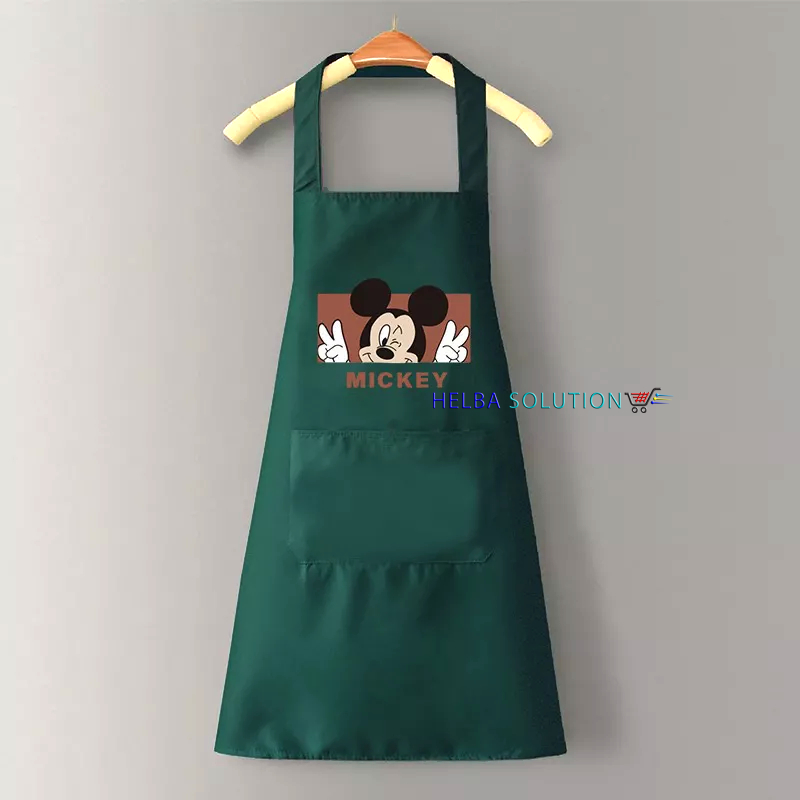 Apron Dapur Celemek Masak Chef Barista Waiter Anti Air Karakter Kartun