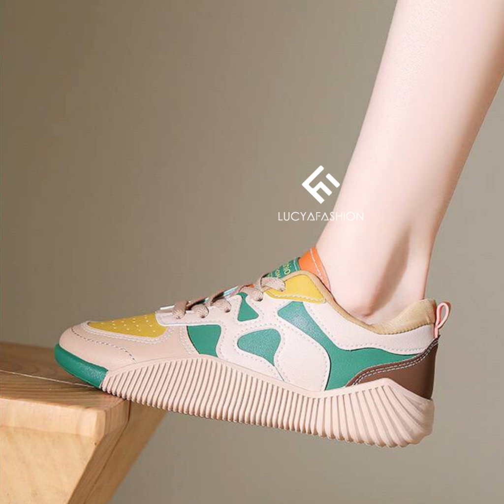 2650 Sepatu Wanita Korea Sneakers Import Terbaru