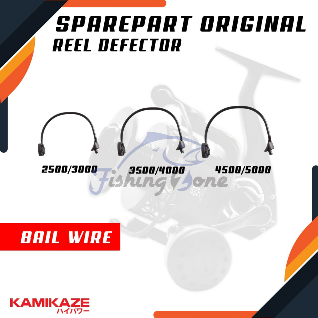 Team Kamikaze Spare Part - Bail Wire Original DEFECTOR 2500 3000 3500 4000 4500 5000 Spinning Reel