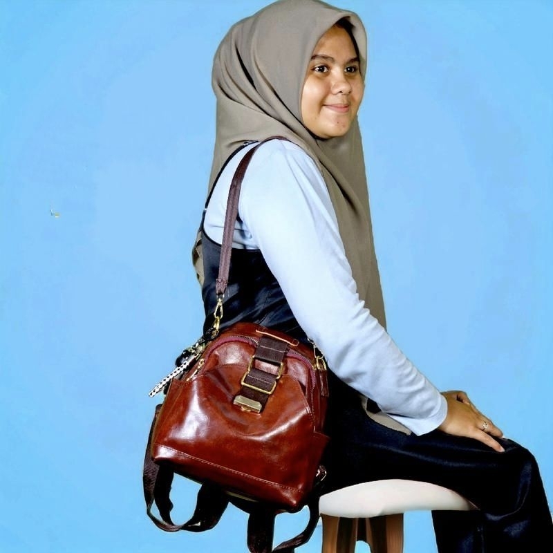 Tas Ransel Wanita Mini Ransel Wanita Tas Punggung Wanita Multifungsi