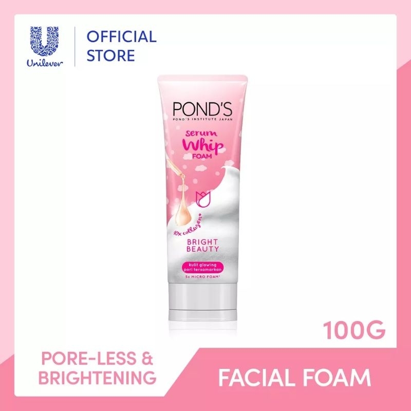 PONDS Whip Facial Foam With 10X Collagen Serum 100gr