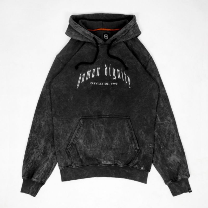 SWEATER HOODIE SANDWASH PREVILLE HUMAN DIGNITY