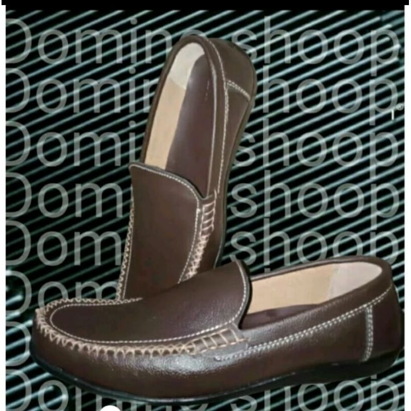 Sepatu Loafers Casual Pria Pantifel Anti Slip Kantor Cowok Kualitas Bagus sepatu gaya santai