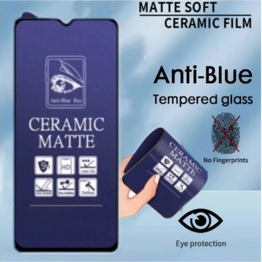 Tempered Glass Ceramic For Samsung Galaxy A13 2020 radiasi Melindungi Mata anda dari sinar Biru Hp