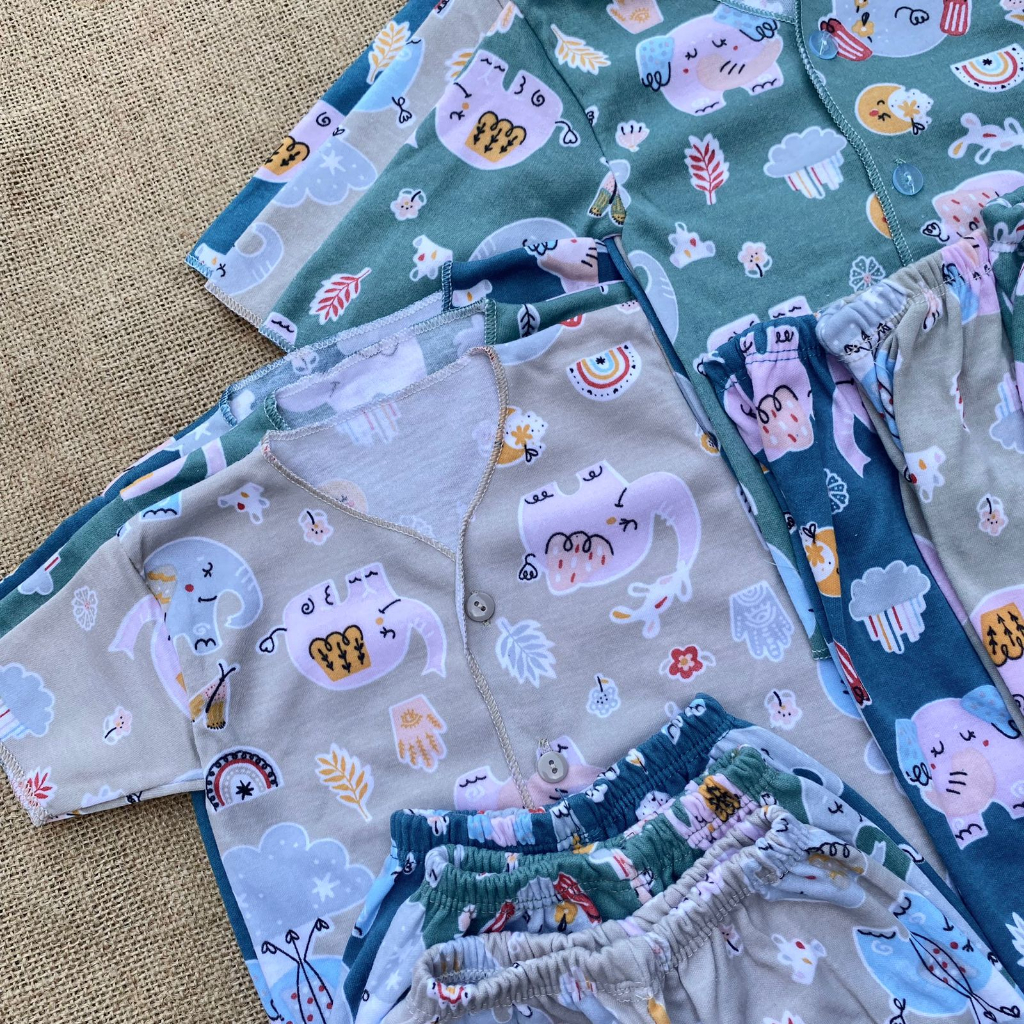 PREMIUM QUALITY 18 PCS Baju Bayi Baru Lahir Newborn Celana Bayi Baru Lahir Series New