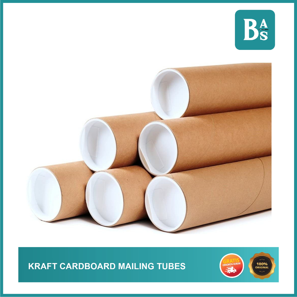 Kraft Cardboard Mailing Tubes / Tabung Gambar