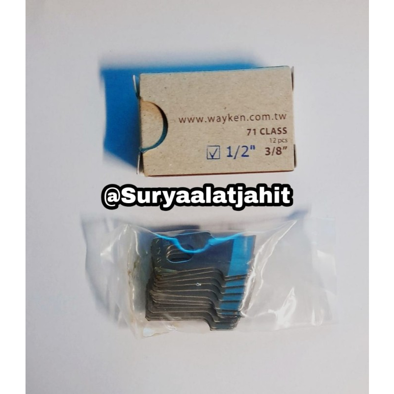 Pisau Lubang Kancing wayken ukuran 3/8&quot;-1/2&quot;-5/8&quot;-3/4&quot; =rp.3.000/1pcs