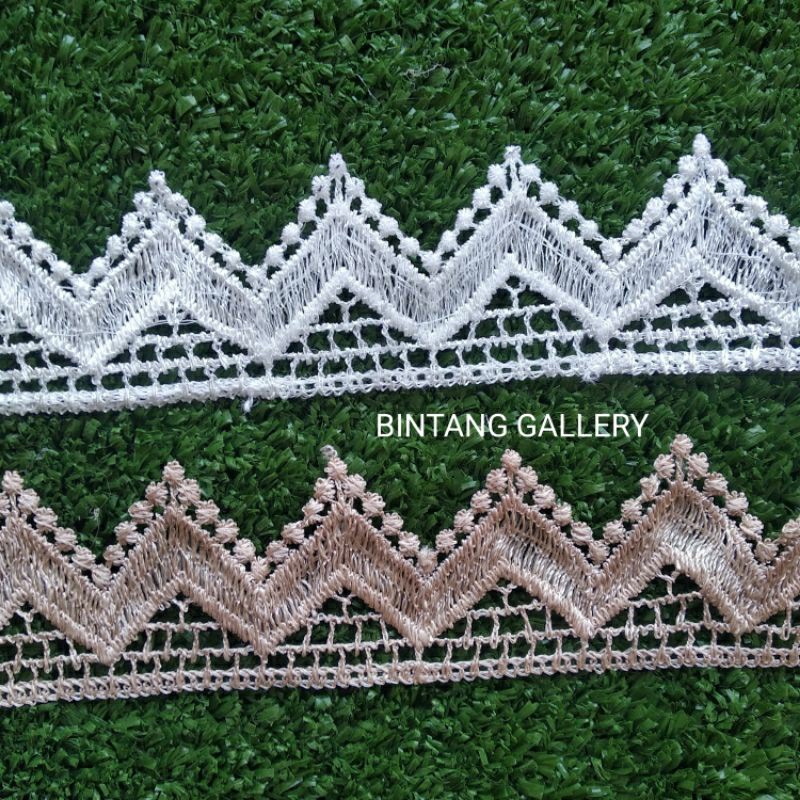 RENDA GYPER 4 &amp; 6 CM / YARD UNTUK AKSESORIS MAHAR