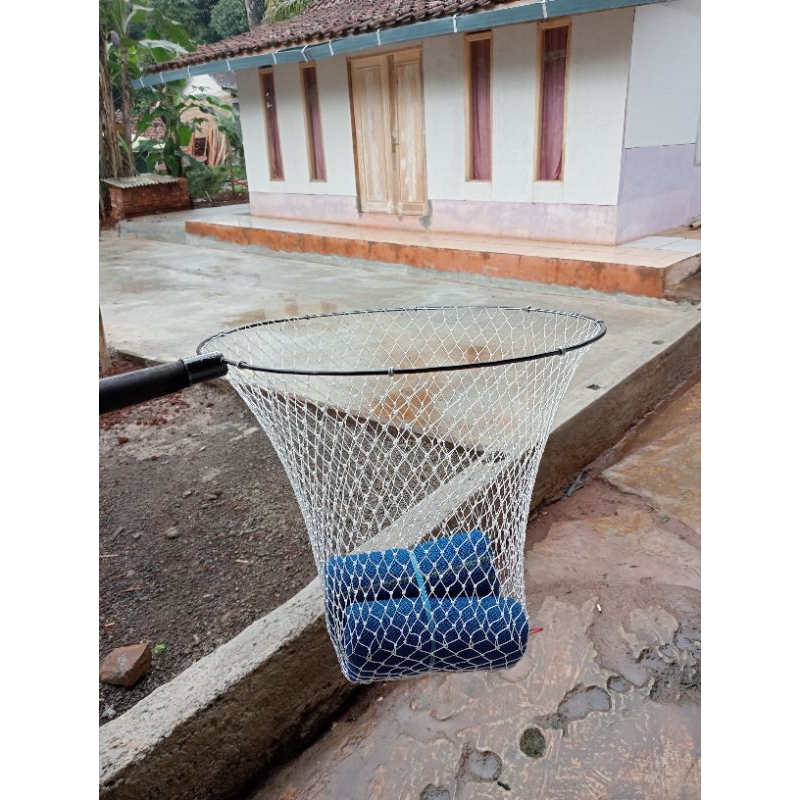 Serokan Ikan Besar D 45 double kawat serok ikan lele dll Konsumsi jaring ikan lele Seser