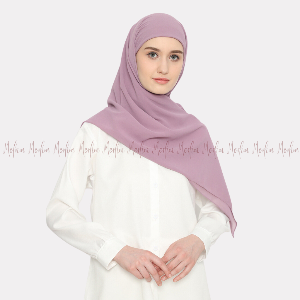 HIJAB SEGIEMPAT INSTAN INNER 2 IN 1/CERUTY BABYDOLL 2 LAYER