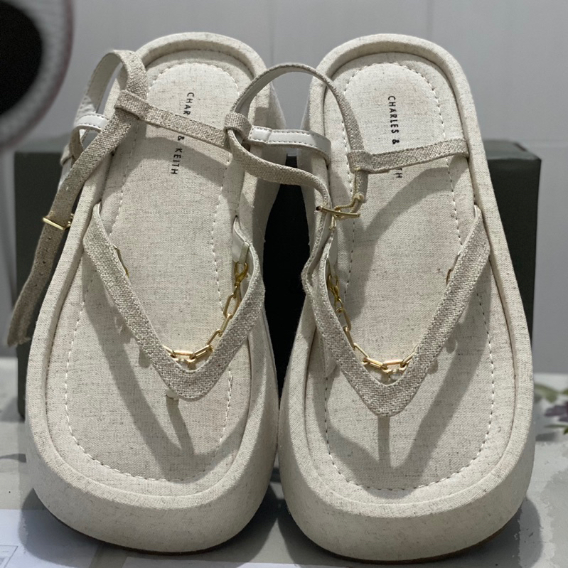 New Charles and Keith Platform Sandal Size 39