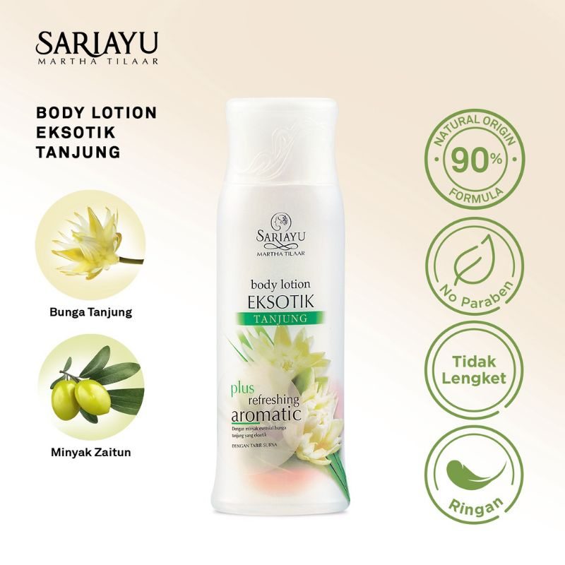 SARIAYU BODY LOTION EKSOTIK TANJUNG 150,ml