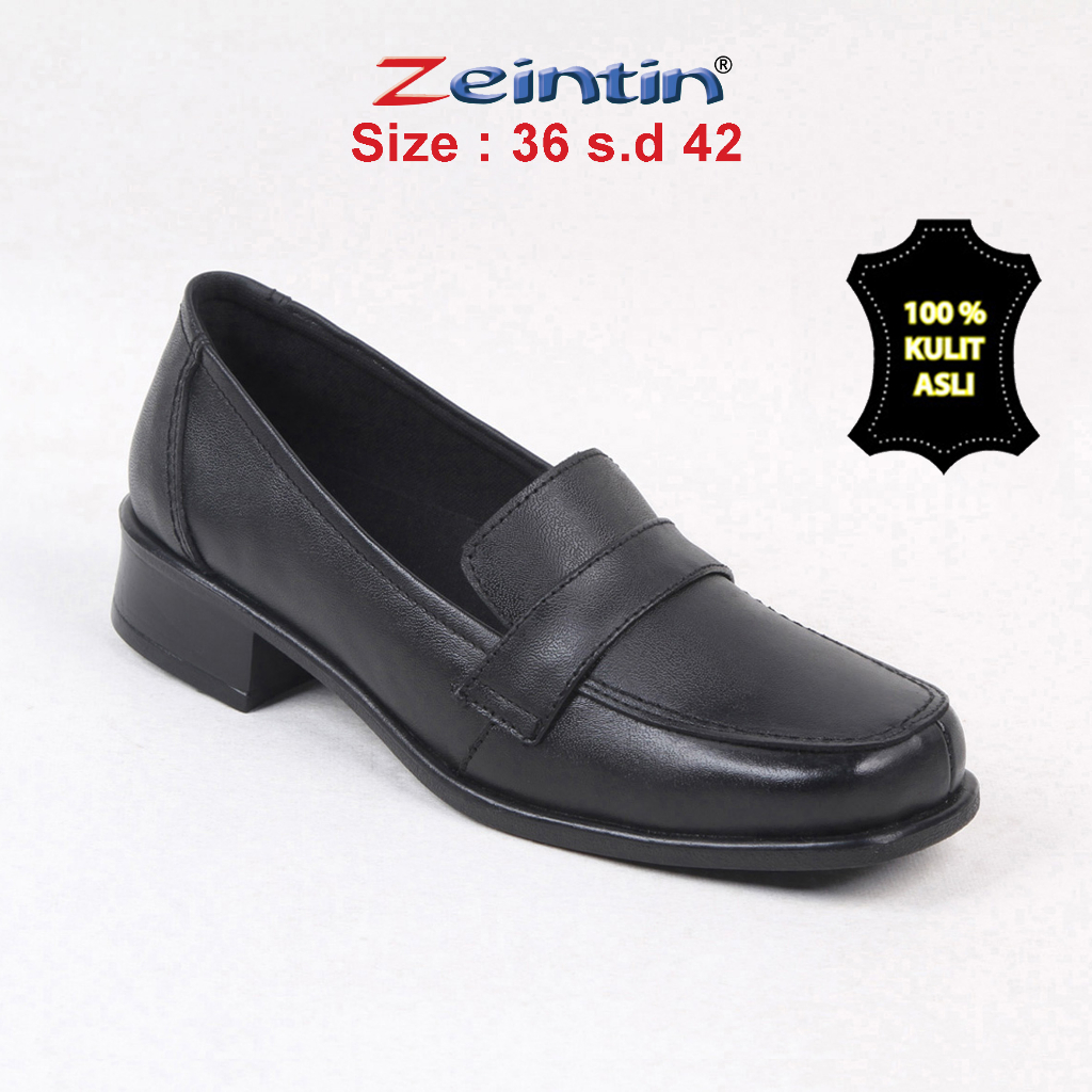 Zeintin - Sepatu Pantofel Wanita Zeintin Sepatu Wanita Bahan Kulit Kuliah Kerja Kantor BJ