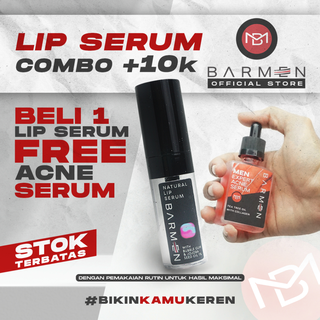 BARMEN Lip Serum Combo + 10kLip Serum Combo Acne Serum