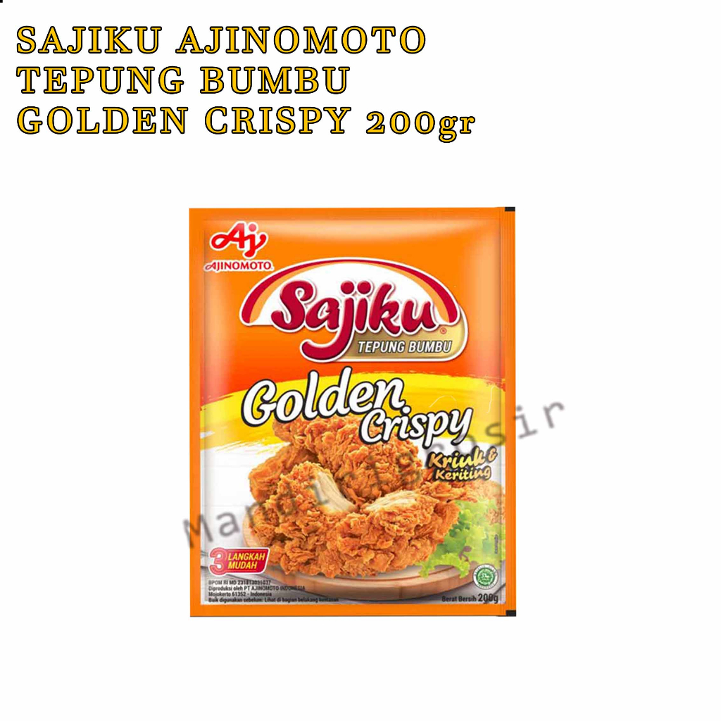 Tepung Bumbu * Sajiku Ajinomoto * Golden Crispy * 200gr