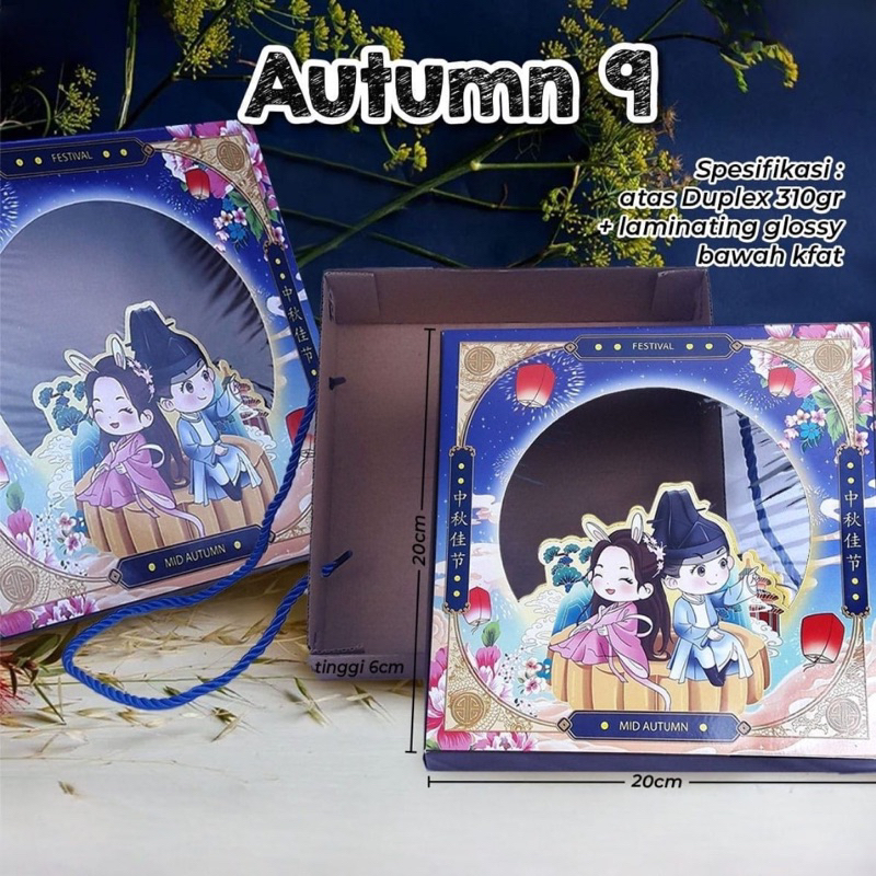 

box mooncake autumn dus kemasan kue bulan moon cake packaging cake puding jelly pudding baking tools