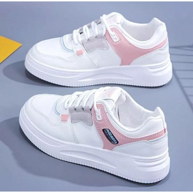 Ds Sepatu Sneakers Wanita AKIFA Imprt Terbaru Putih Original Korean Quality