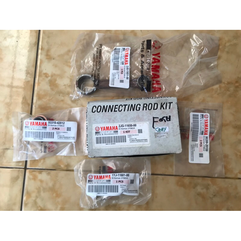 stang seher seker stang piston connecting rod kit original made in japan yamaha alfa sigma f1zr fiz 