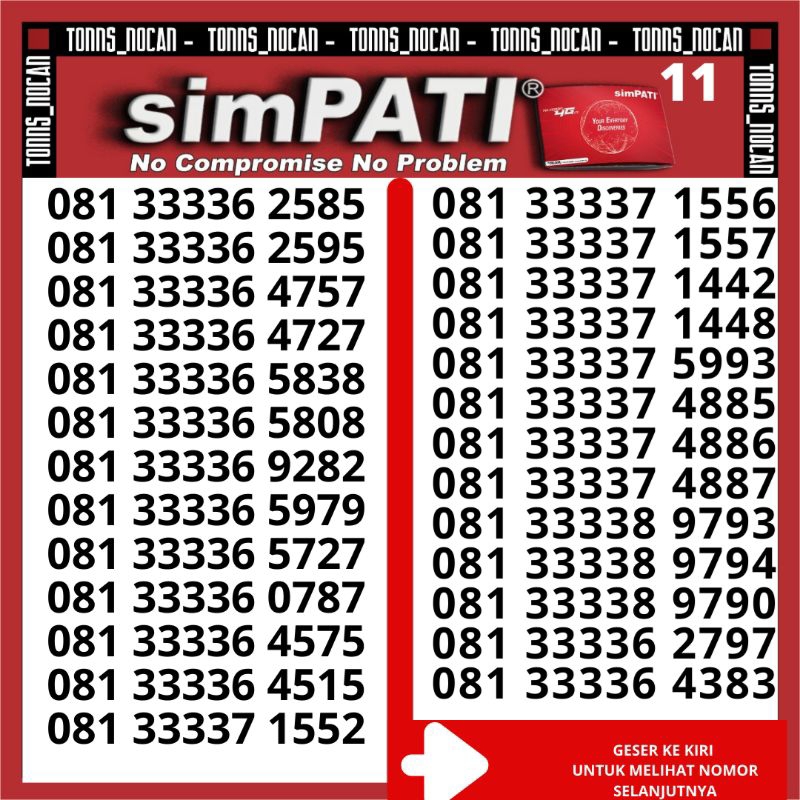 Nomor Cantik Simpati 4g Lte Murah