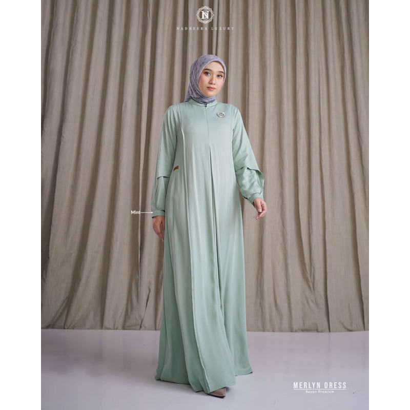 TERBARU✅MERLYN DRESS BY NADHEERA LUXURY