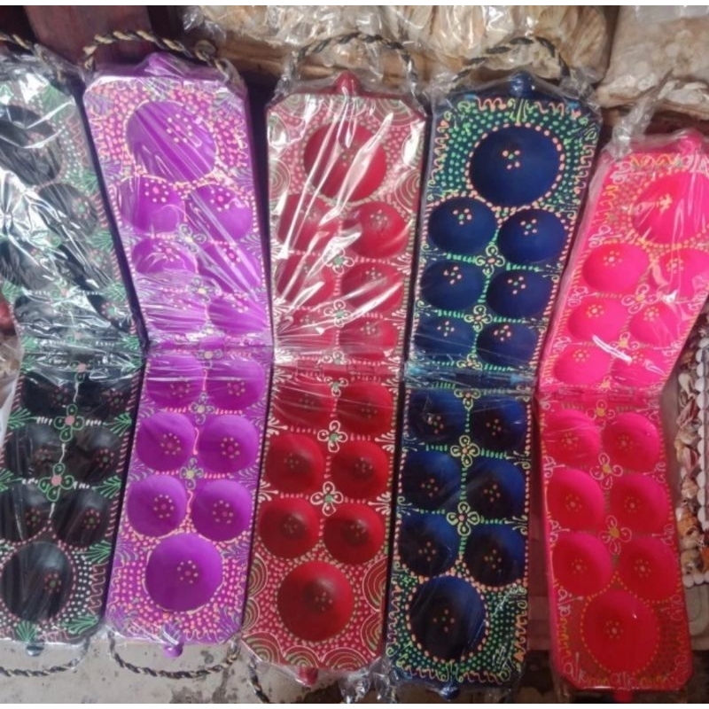 congklak kayu lipat / mainan anak tradisional