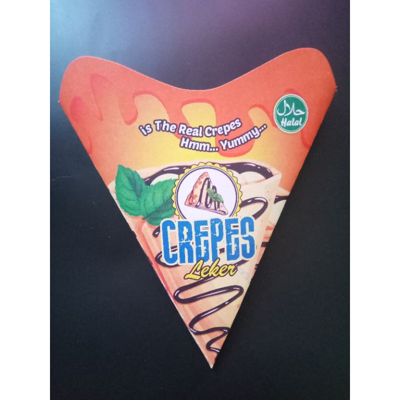 

KEMASAN BOX BUNGKUS CREPES/LEKER