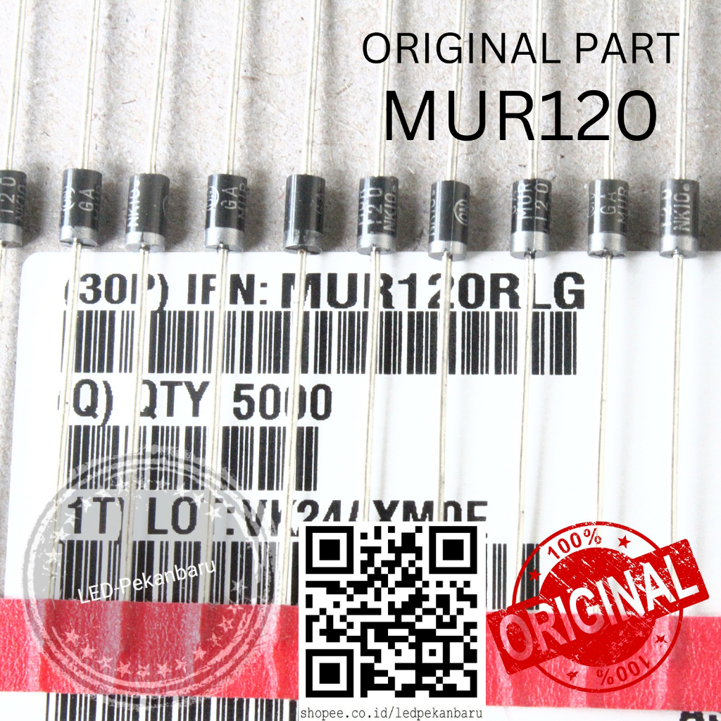 ORIGINAL DIODA MUR120 MUR 120 MUR120RLG ULTRAFAST DIODE