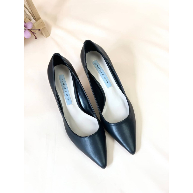 [7.7 Boombastis Sale⚡] - SEPATU WANITA CKS489 KULIT SINTETIS PUMP HEELS PREMIUM IMPORT