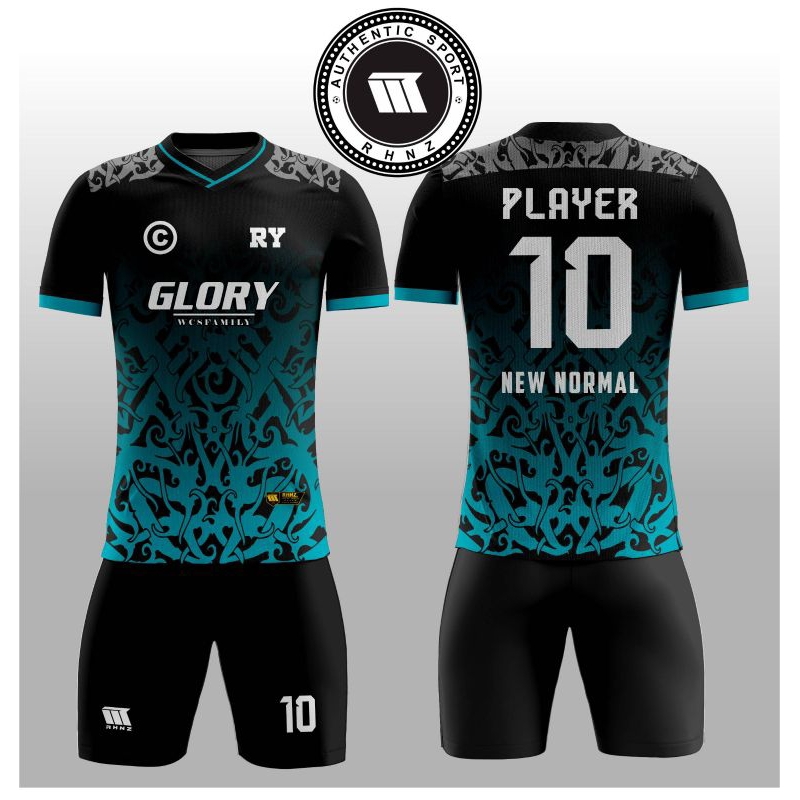 JERSEY PRINTING TERBARU FUTSAL CUSTOM/SETELAN BAJU BOLA MOTIF BATIK MODERN/FREE CUSTOM NAMA BAJU DAN