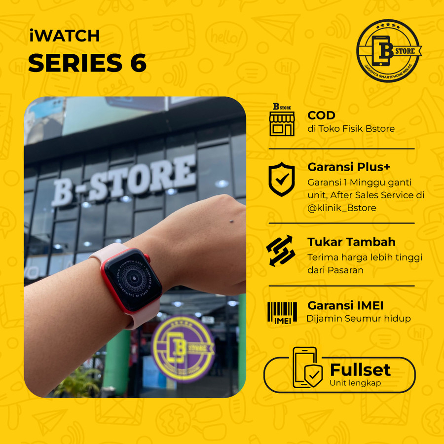 Apple Watch / i Watch / iWatch Series 6 40mm GPS - FULLSET - Apple 40 mm - COD Jakarta