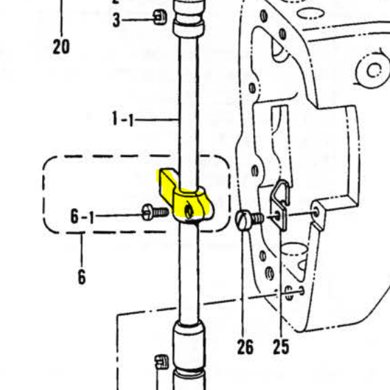 Presser Bar Guide Brackert Assy Ori Taiwan Mesin Jahit Make Up YX-926 / B-926