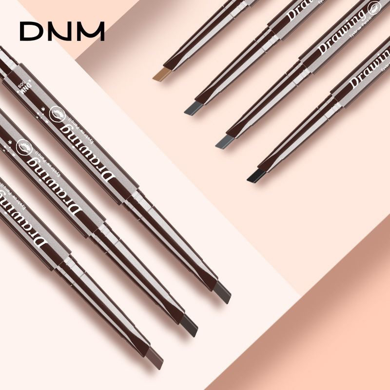 DNM pensil alis Eyebrow Pencil Double Head Waterproof DNM Original